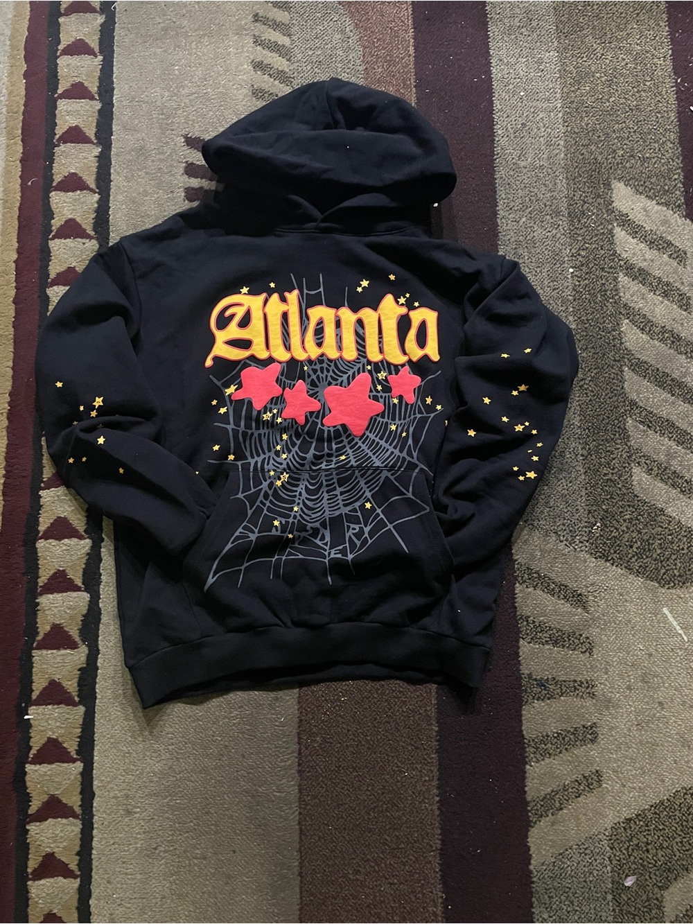 Black Atlanta Sp5der Hoodie